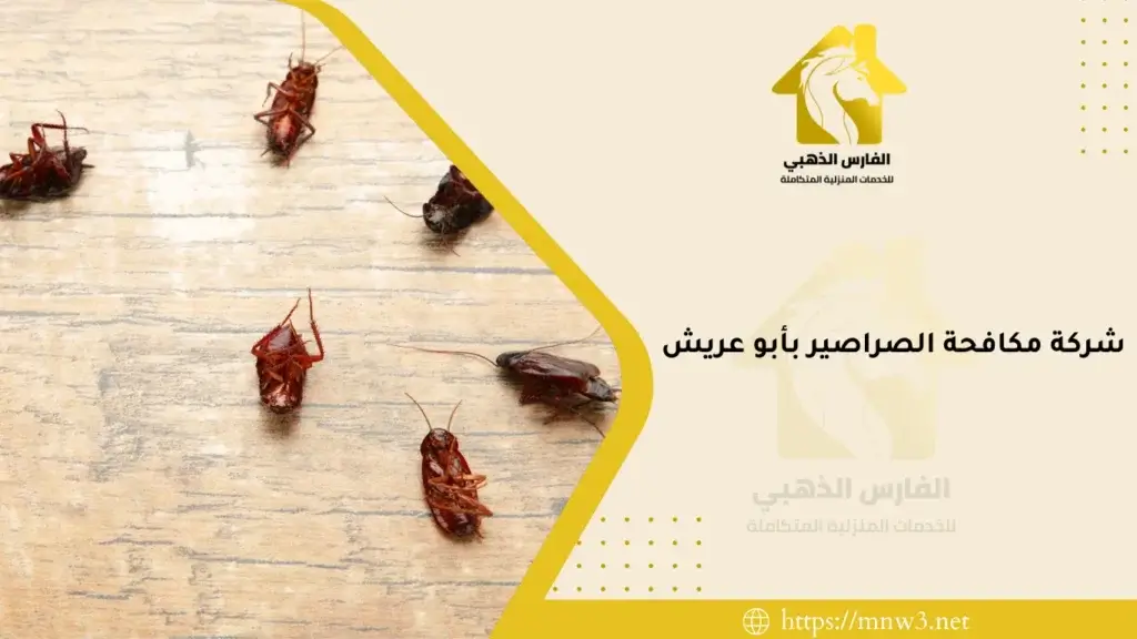 شركة مكافحة الصراصير بأبو عريش