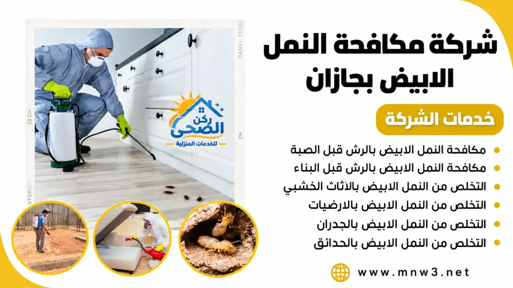 شركة مكافحة النمل الابيض بجازان